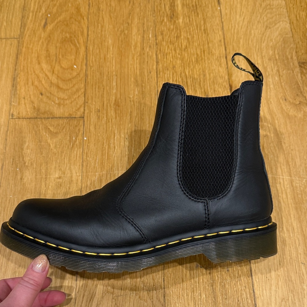 Dr. Martens Black Leather Chelsea Boots